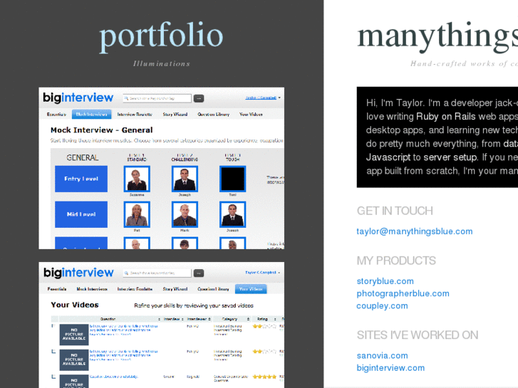 www.manythingsblue.com