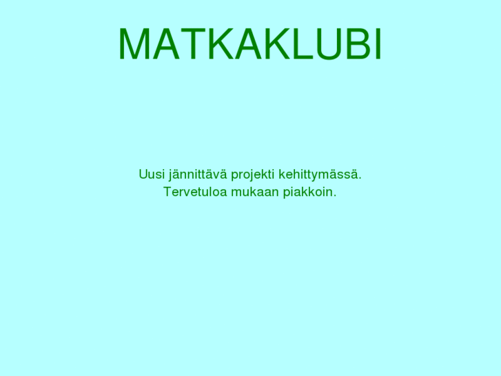 www.matkaklubi.net