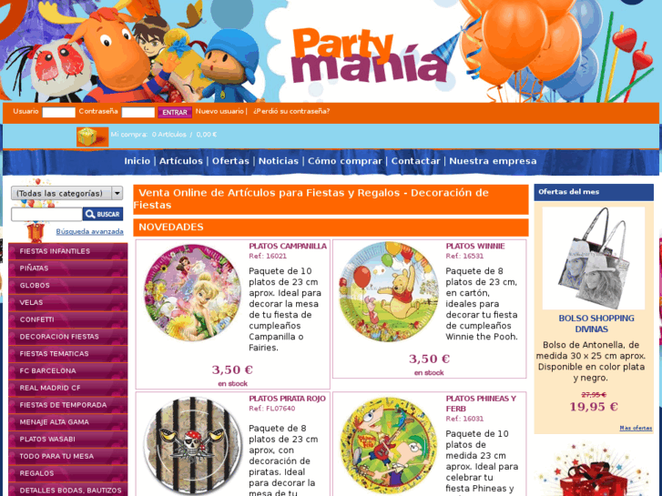 www.partymania.es