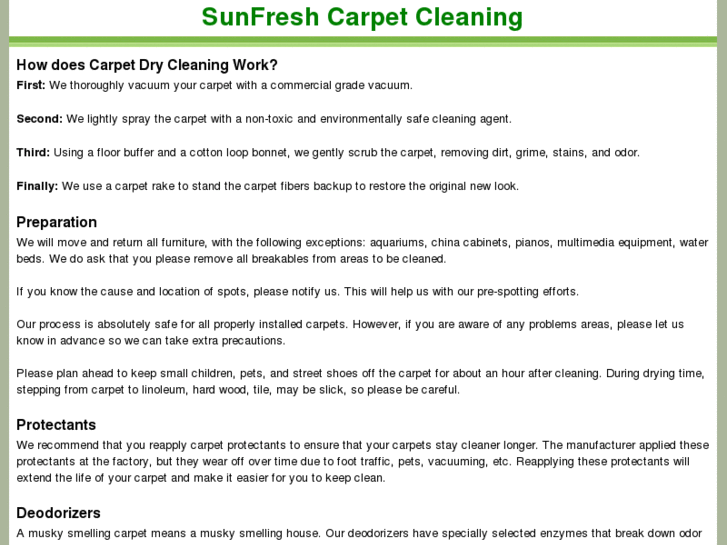 www.sunfreshcarpet.com