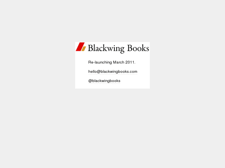 www.blackwingbooks.com