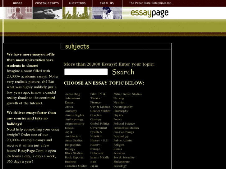 www.essaypage.com