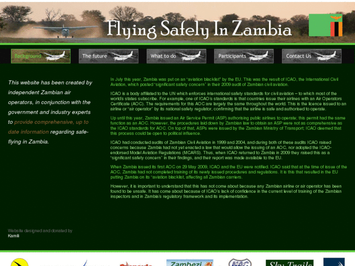 www.flyingsafelyinzambia.com