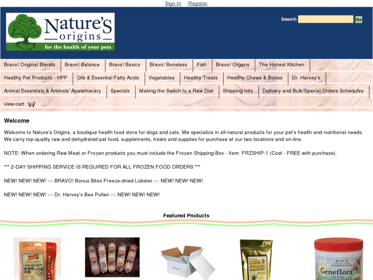 www.naturesorigins-onlinestore.com