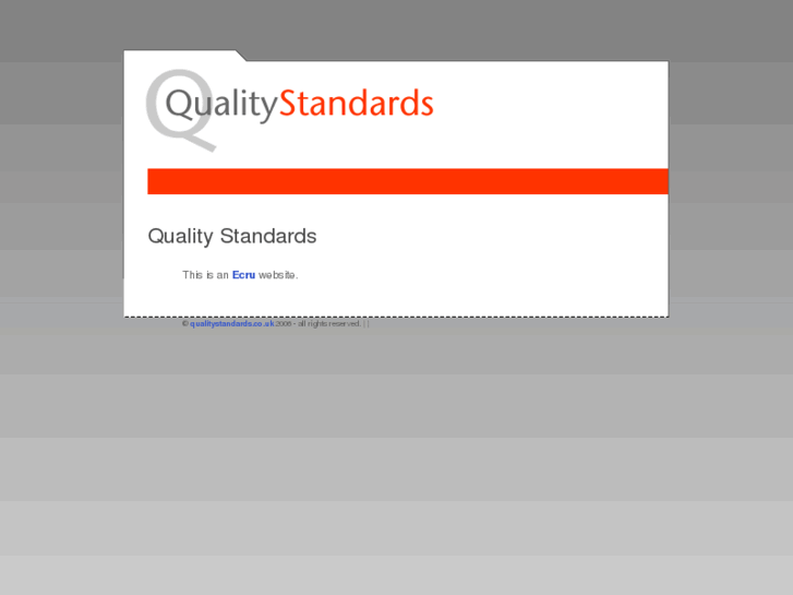 www.qualitystandards.co.uk