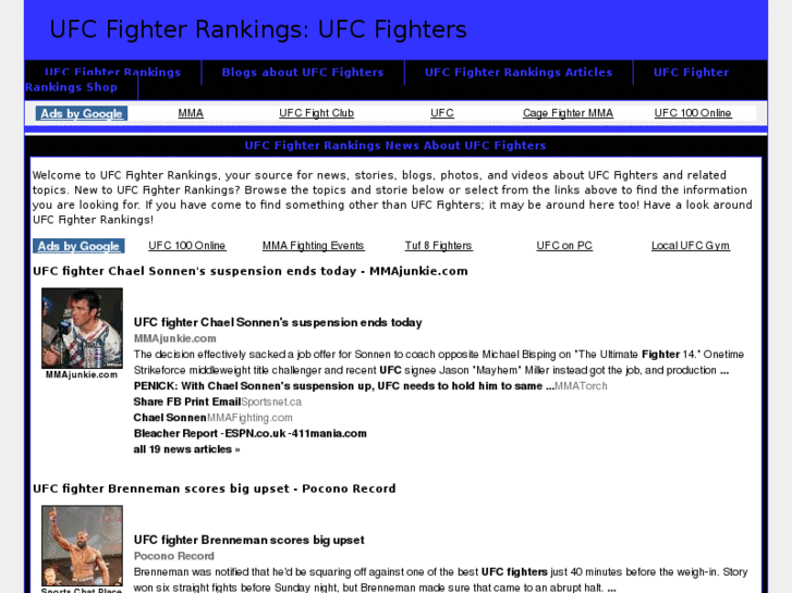 www.ufcfighterrankings.com