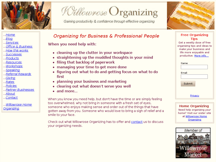 www.willowroseorganizing.com