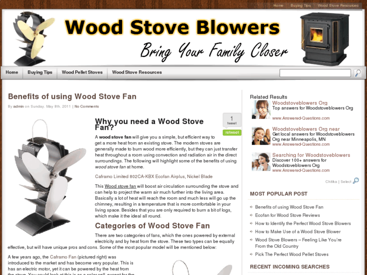 www.woodstoveblowers.org