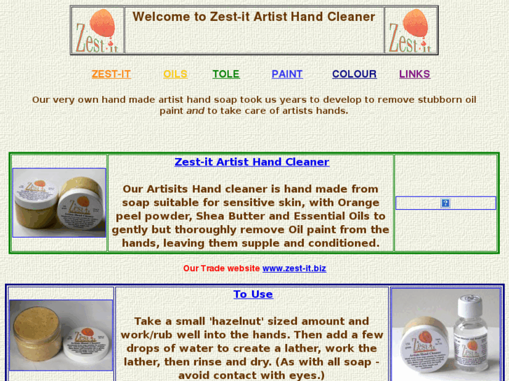 www.zest-itartisthandcleaner.com