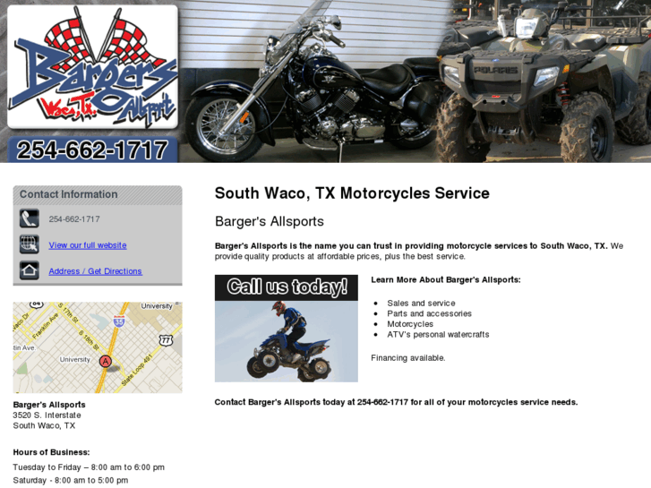 www.bargersallsportsmotorcycles.com