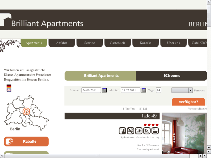 www.brilliant-apartments.net