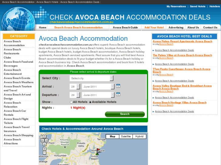 www.checkavocabeachaccommodation.com.au