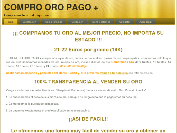 www.comprooropagomas.com