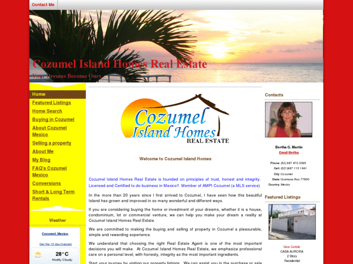 www.cozumelislandhomes.com