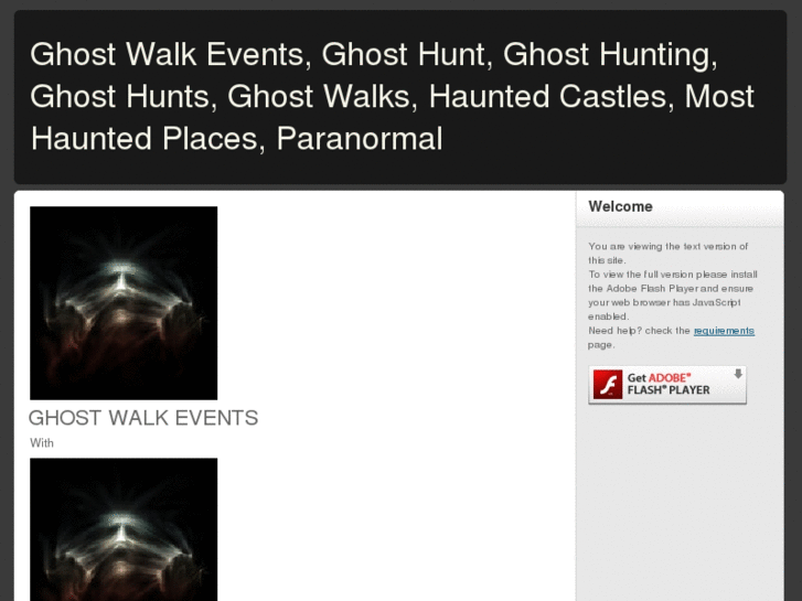 www.ghostwalkevents.net
