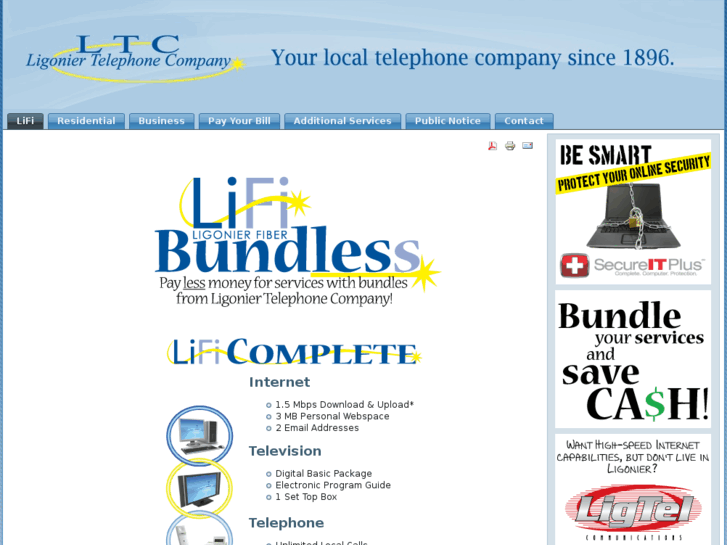 www.ligoniertelephone.com