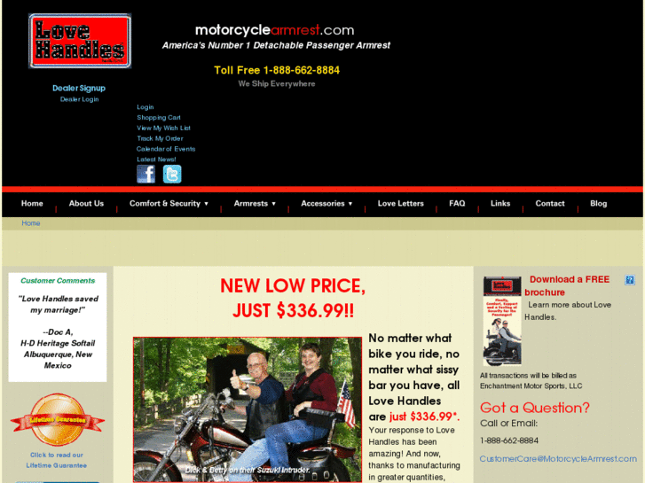 www.motorcyclearmrest.com