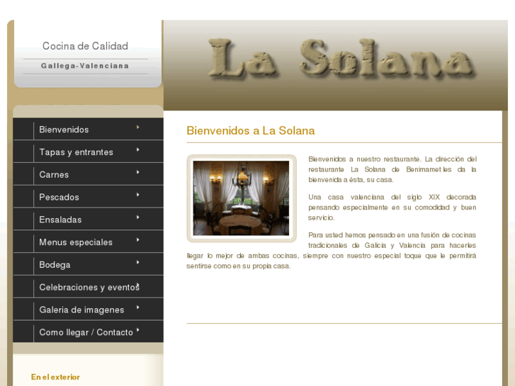 www.restaurantelasolana.biz