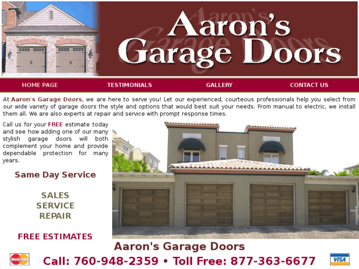 www.aaronsgaragedoors.com