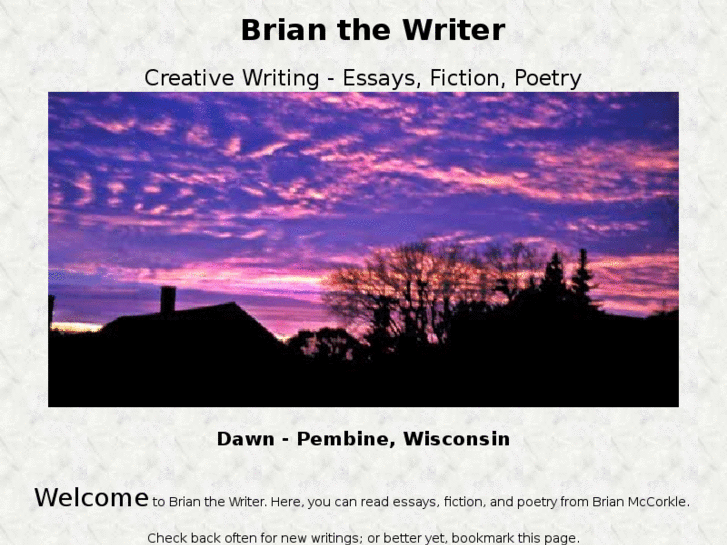 www.brianthewriter.com