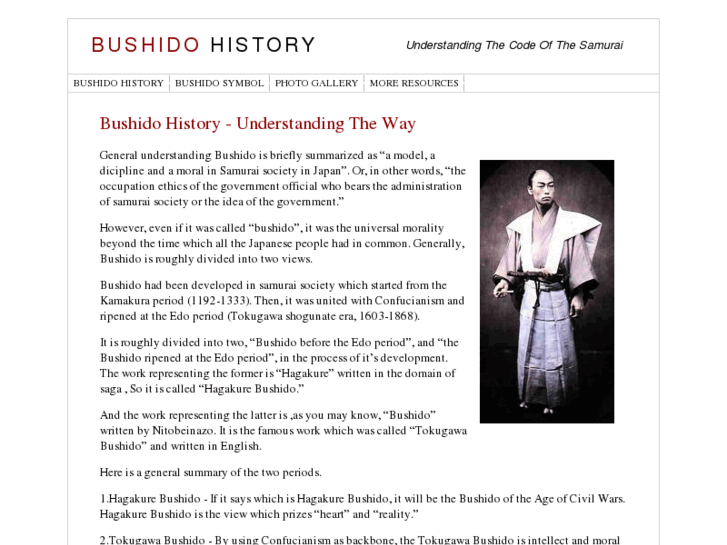 www.bushidohistory.com