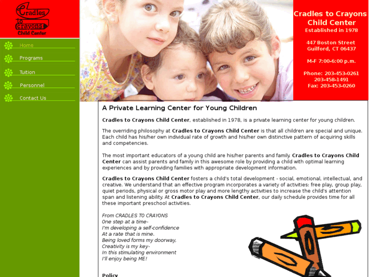 www.cradlestocrayonschildcenter.com