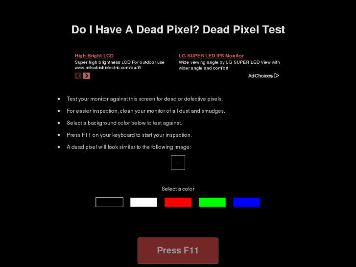 www.doihaveadeadpixel.com