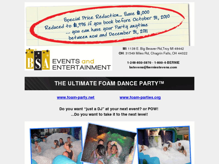 www.foam-parties.org