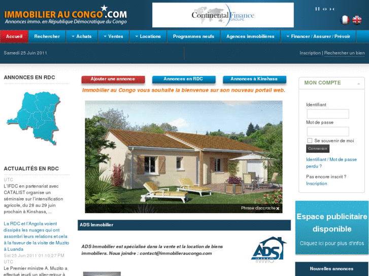 www.immobilieraucongo.com