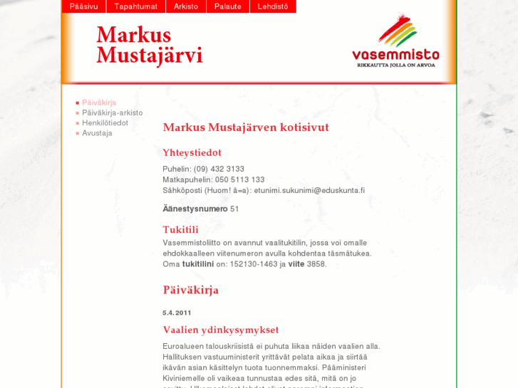 www.markusmustajarvi.net