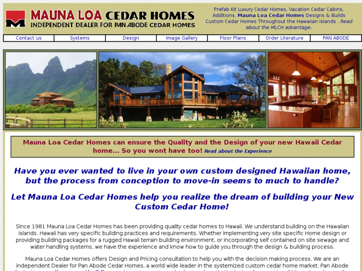 www.maunaloacedarhomes.com