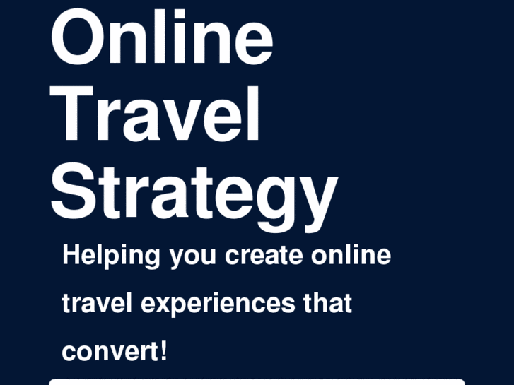 www.onlinetravelstrategy.com