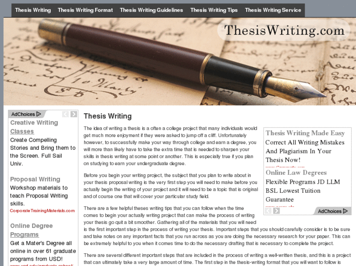 www.thesiswriting.com