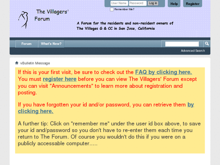 www.thevillagersforum.com