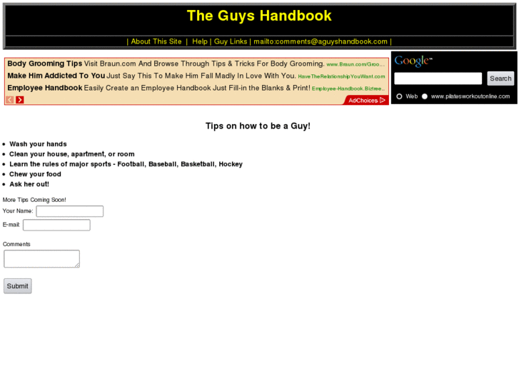 www.aguyshandbook.com