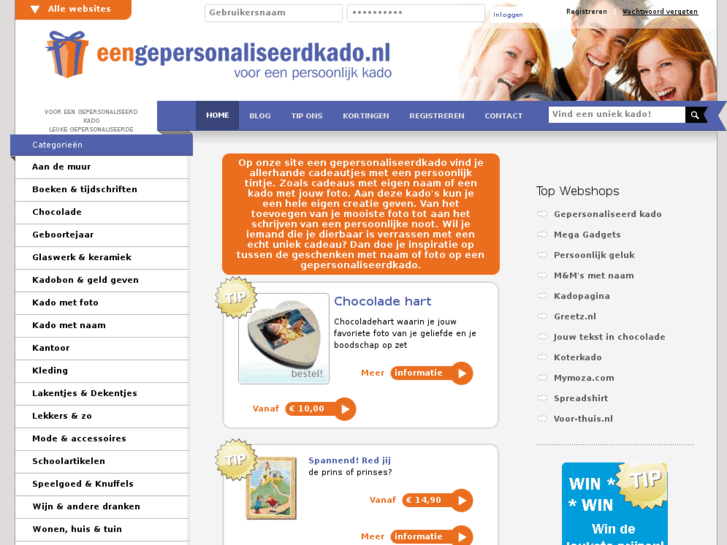 www.eengepersonaliseerdkado.nl