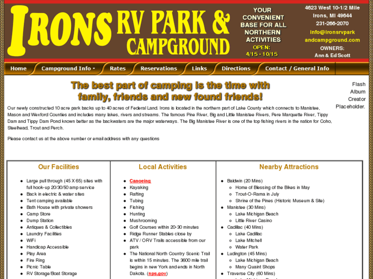 www.ironsrvparkandcampground.com