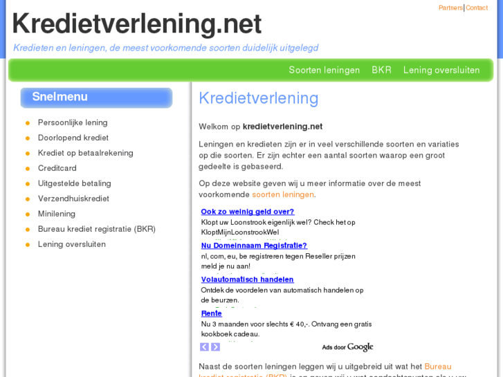 www.kredietverlening.net