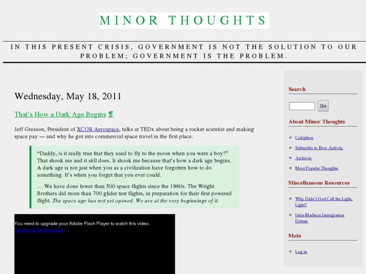 www.minorthoughts.com