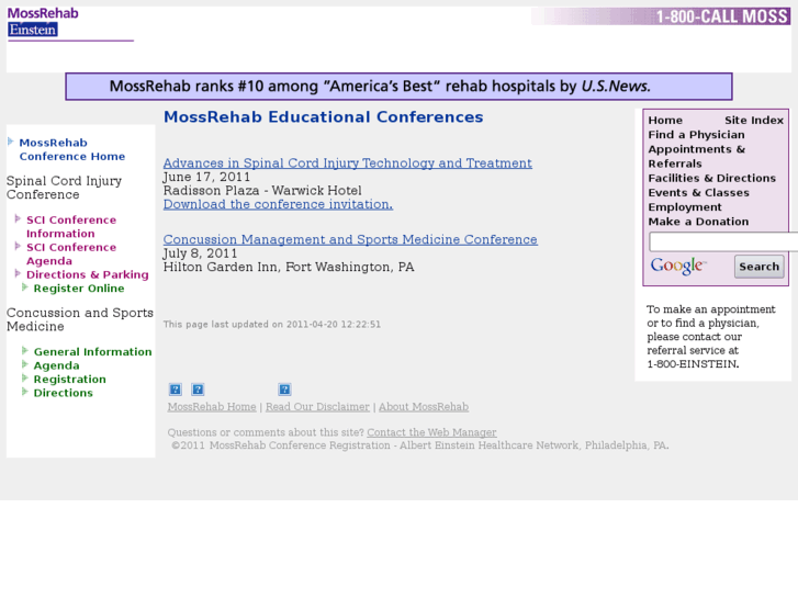 www.mossrehabconference.com