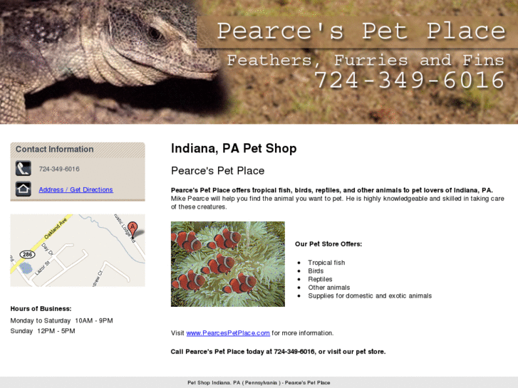 www.pearcespetplaceindiana.com