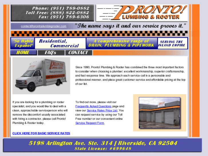 www.prontoplumbingrooter.com