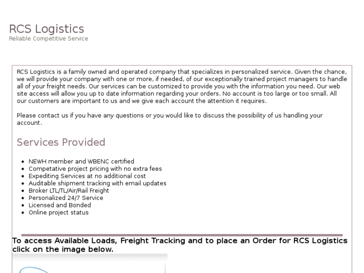 www.rcslogistic.com