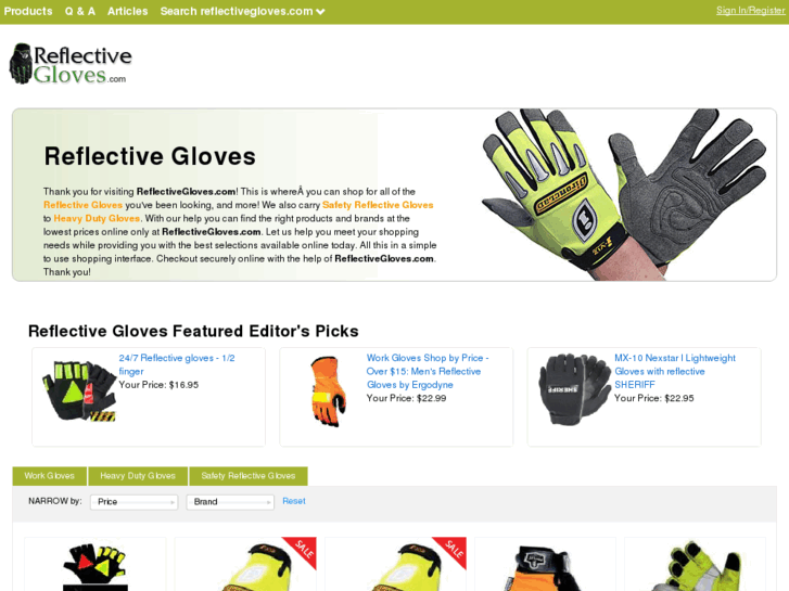 www.reflectivegloves.com