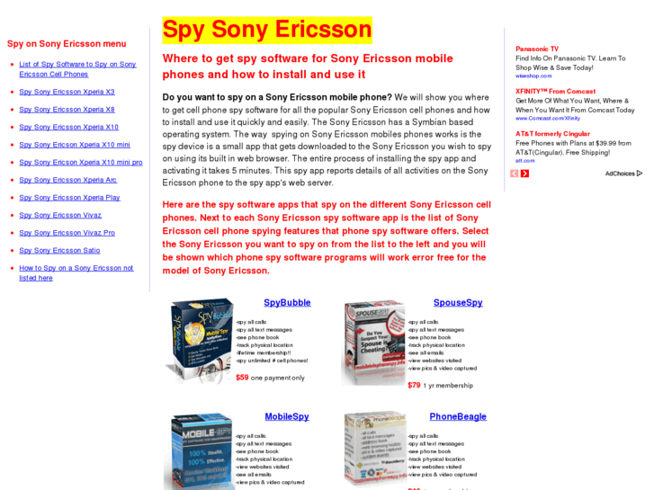 www.spysonyericsson.info