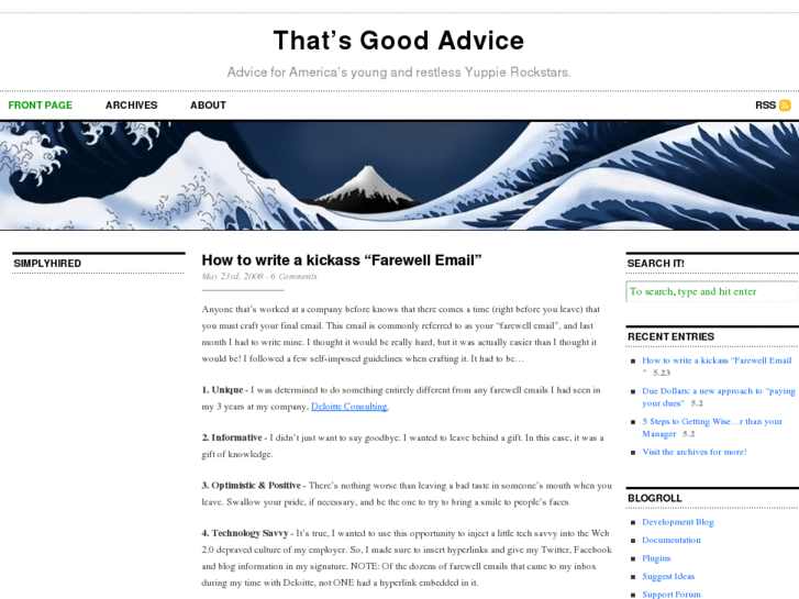 www.thatsgoodadvice.com