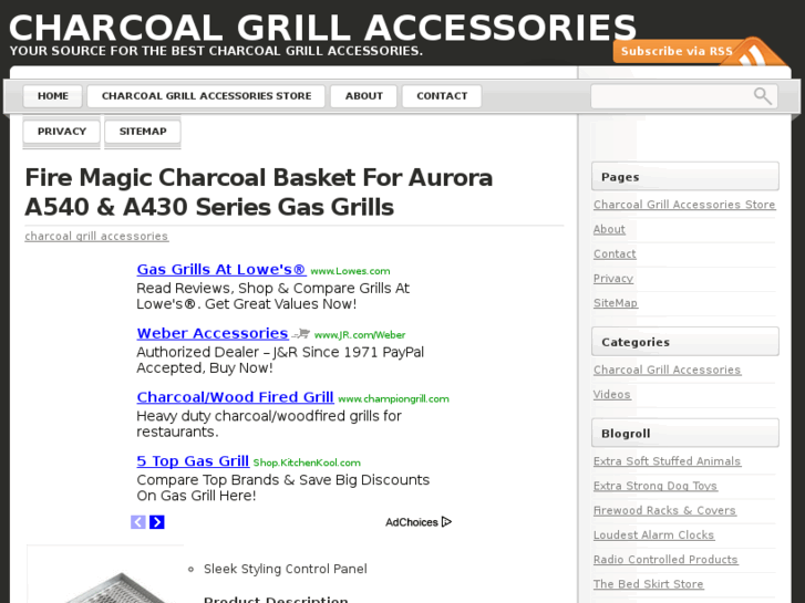 www.charcoalgrillaccessories.com