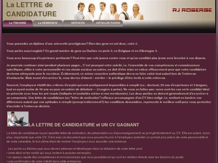 www.lettredecandidature.info