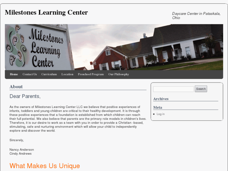 www.milestoneslearningcenter.com