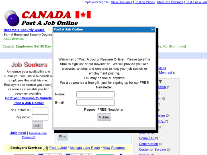 www.postajobcanada.com